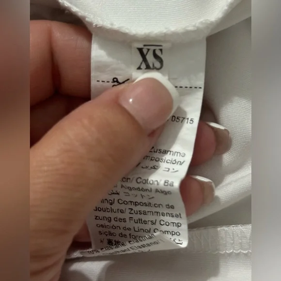 NEW Revolve Clothing White Mini Bubble Skirt / Skort - Size XS - RETAILS $128 - Picture 8 of 8